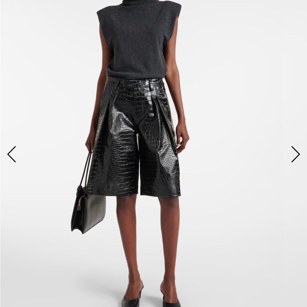 Frankie shop leather shorts